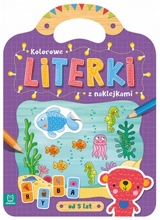 Kolorowe literki z naklejkami od 5 lat Aksjomat