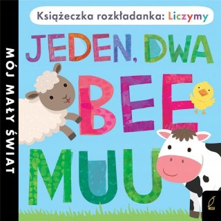 Książeczka Rozkładanka Liczymy Jeden Dwa Bee Muu