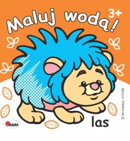 Maluj wodą! Las Wodna Kolorowanka Wodą Malowane