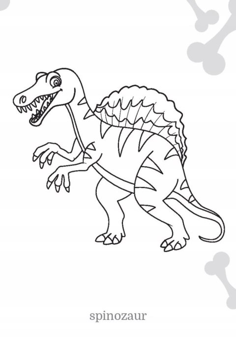 Maluszkowe malowanie Dinozaury Kolorowanka