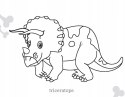 Maluszkowe malowanie Dinozaury Kolorowanka