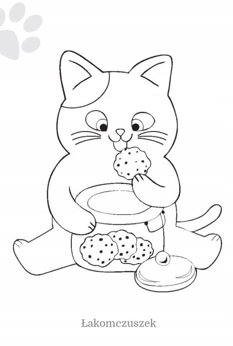 Maluszkowe malowanie Kotki Kolorowanka Malowanka