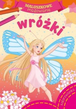 Maluszkowe malowanie Wróżki Kolorowanka Malowanka