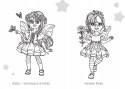 Maluszkowe malowanie Wróżki Kolorowanka Malowanka
