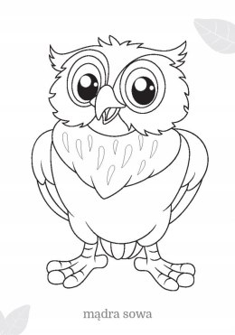 Maluszkowe malowanie Zwierzęta Leśne Malowanka