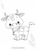 Maluszkowe malowanie Zwierzęta na Wsi Malowanka