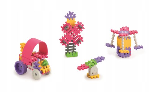 Mini Wafle Konstruktor Dziewczynka 70 elementów 3+