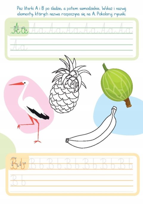 Mój mały Elementarz Literki Piszę Litery Skrzat