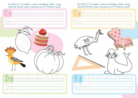 Mój mały Elementarz Literki Piszę Litery Skrzat