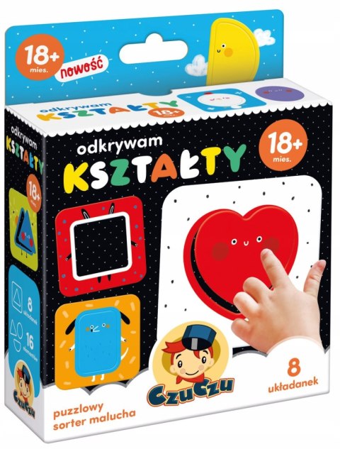 Odkrywam Kształty Puzzlowy Sorter Malucha CzuCzu