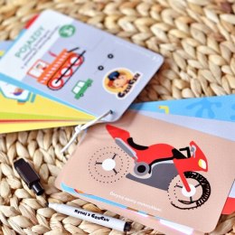 Pojazdy Zabawy Kreatywne z Pisakiem Zmazywakiem Czu czu