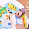 Pojazdy Zabawy Kreatywne z Pisakiem Zmazywakiem Czu czu