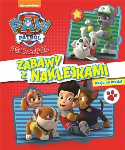 Psi Patrol Zabawy z Naklejkami 2 Naklejki Zagadki
