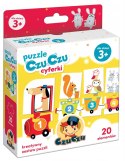 Puzzle Cyferki 20 elementów Czuczu Czu Czu 3+