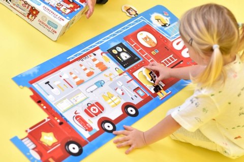 Puzzle z dziurką Wóz Strażacki Czu Czu 23 elementów 2+