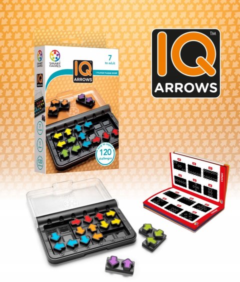 Smart Games IQ Arrows Gra Logiczna Łamigłówki 7+ Smart Games IQ Arrows Gra Logiczna Łamigłówki 7+