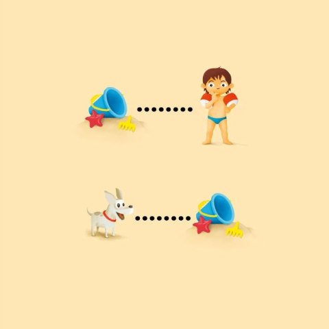 Smart Games Plaża Beach Gra Logiczna Magnetyczna