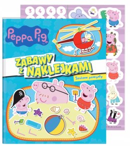 Świnka Peppa Zabawy z Naklejkami Naklejki Zagadki