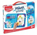 Tablica magnetyczna w etui podróżnym Maped+Markery