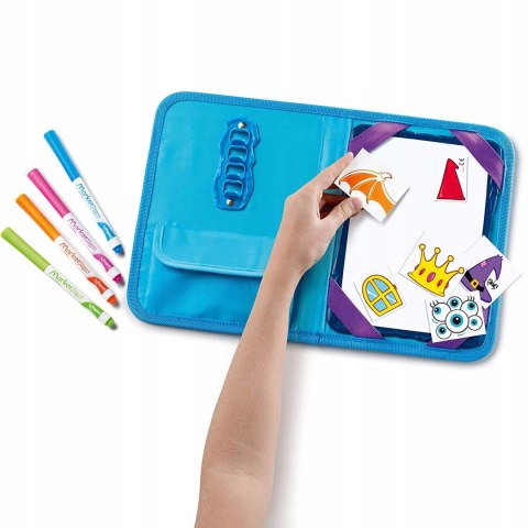 Tablica magnetyczna w etui podróżnym Maped+Markery