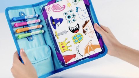 Tablica magnetyczna w etui podróżnym Maped+Markery