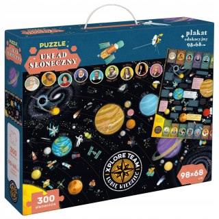 Układ Słoneczny Puzzle 300 elementów Czuczu Kosmos