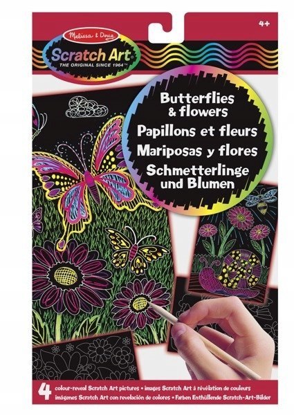 Zestaw zdrapek Motyle i Kwiatki 15956 Melissa