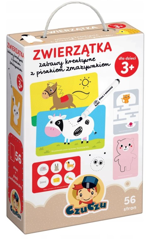 Zwierzątka Zabawy Kreatywne z Pisakiem Zmazywakiem Czu czu