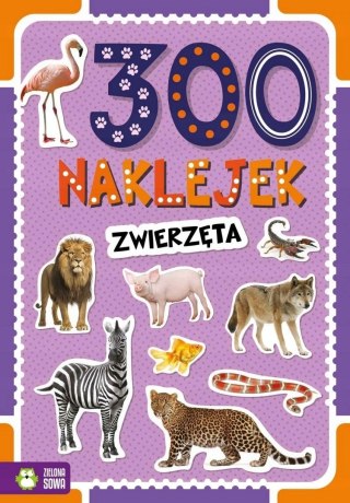 300 Naklejek Zwierzęta Zwierzątka Naklejki Zielona Sowa
