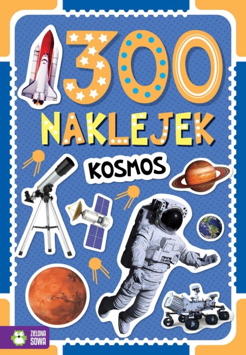 300 naklejek Kosmos Naklejki Zielona Sowa