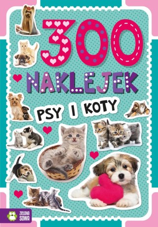 300 naklejek Psy i koty Naklejki Zielona Sowa