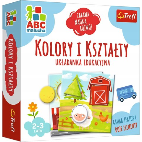 ABC Malucha Kolory i kształty Trefl Gra Edukacyjna