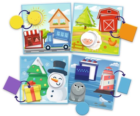 ABC Malucha Kolory i kształty Trefl Gra Edukacyjna