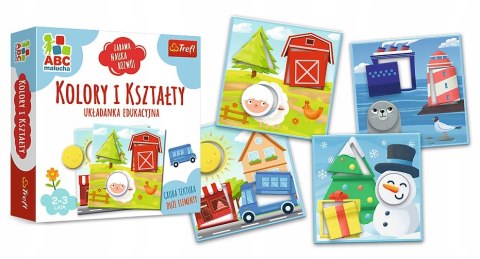 ABC Malucha Kolory i kształty Trefl Gra Edukacyjna