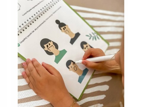 Bazgraki Emocje 3-6 lat Kapitan Nauka Piszę i Zmazuję