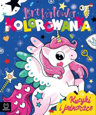 Brokatowa kolorowanka Kucyki i jednorożce Aksjomat