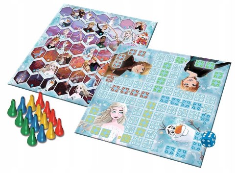 Gra 2w1 Chińczyk Węże i drabiny Frozen 2 Trefl