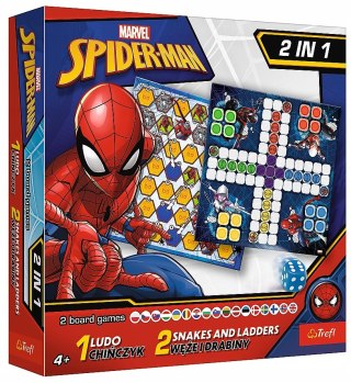 Gra 2w1 Chińczyk Węże i drabiny Spider-Man Trefl