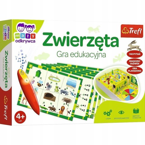 Gra Edukacyjna Zwierzęta Magiczny ołówek Trefl