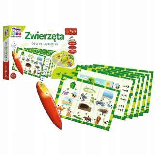 Gra Edukacyjna Zwierzęta Magiczny ołówek Trefl