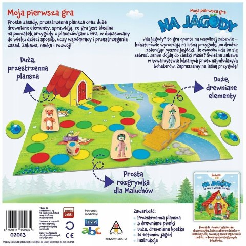 Gra Trefl Moja Pierwsza gra Maluszka Na jagody 2+