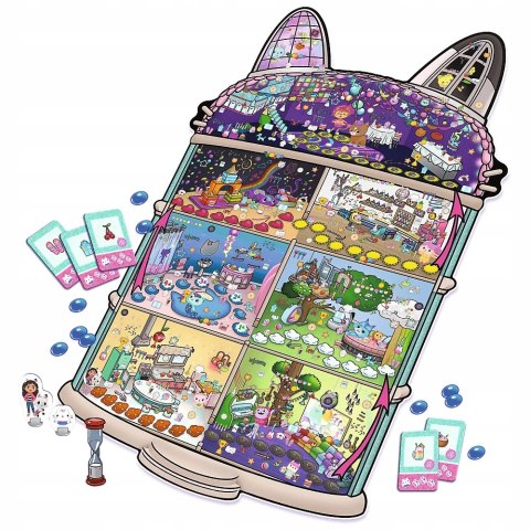 Gra planszowa Detektyw Miau Trefl Koci Domek Gabi Rodzinna