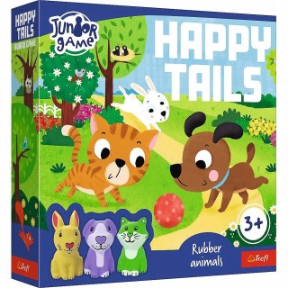 Gra planszowa dla dzieci Happy Tails Trefl 3+ Junior Game Wesołe Zwierzątka