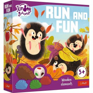 Gra planszowa dla dzieci Run and Fun Trefl 3+ Junior Game Jeżyki