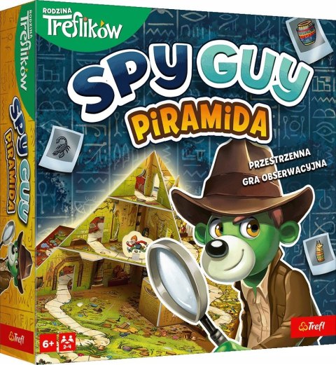 Gra rodzinna Spy Guy Piramida Trefl Przestrzenna Obserwacyjna 6+ Trefliki