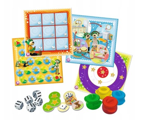 Kalejdoskop Zestaw 15 gier Rodzina Treflików Trefl