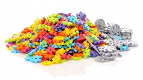 Klocki Meli Konstruktor 500 elementów Walizka Wafle