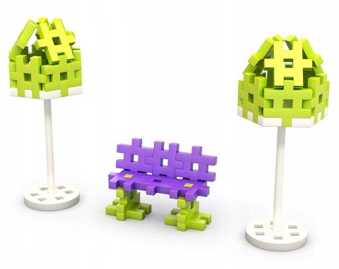 Klocki Meli Konstruktor Pastel 400 elementów Wafle