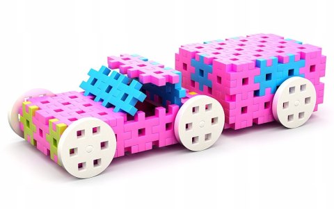 Klocki Meli Konstruktor Pastel 500 Walizka Wafle