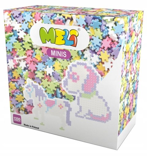 Klocki Meli Minis 1200 el. Mozaika Pastel Mozaiki